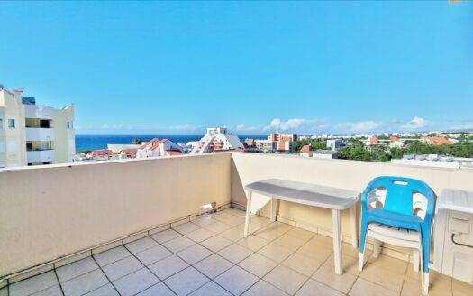 Exceptionnel studio, meublé, de 25m² avec vue panoramique mer et montagne !